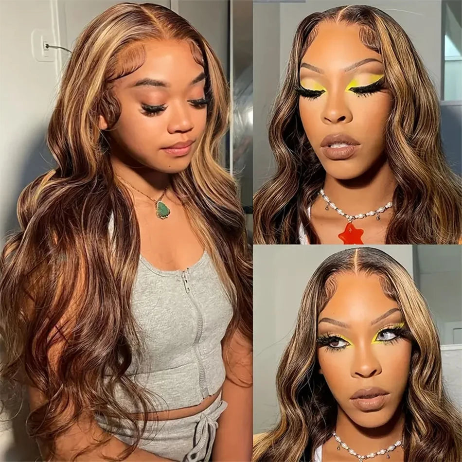P4/27 Human Hair Bundles Ombre Body Wave