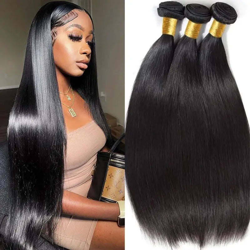 Indian Bundles Straight Human Hair