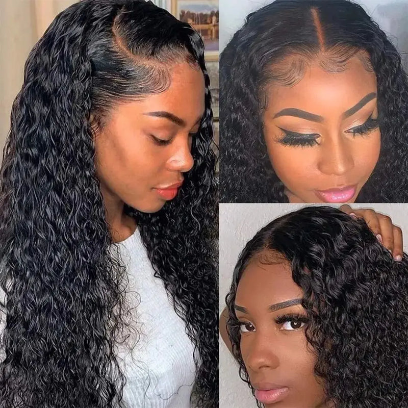Kinky Curly Bundles Closure Frontal