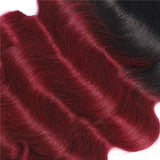 1b/99j Ombre Brown Bundles Body Wave Human Hair