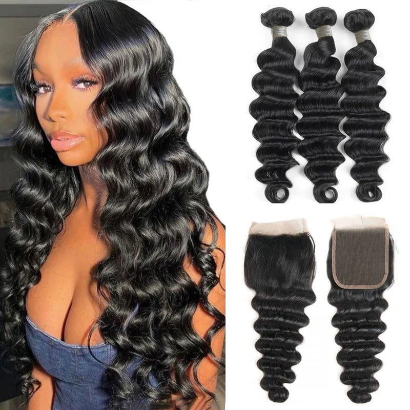 Bundles Loose Deep Curly Human Hair