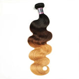 Brazilian Hair T1B/4/27 Ombre Color 1/2/3 Bundles Body Wave Human Virgin Hair
