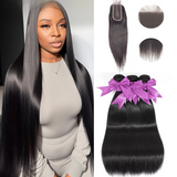 2x6 Straight Human Hair Bundles