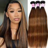 Straight Human Hair Bundles 3PCS Deal