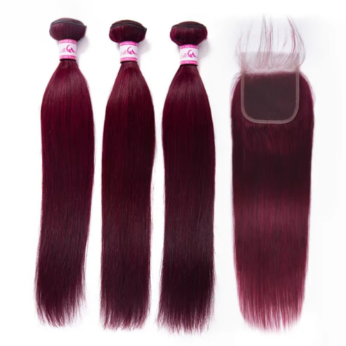 5x5 Closure Brazilian Remy Hair Bundles